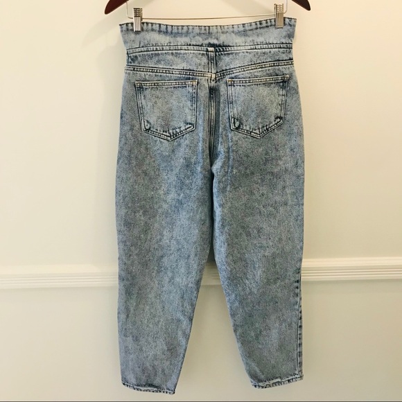 ASOS Notch Waist Acid Wash Jeans 28 high waist - Picture 2 of 8